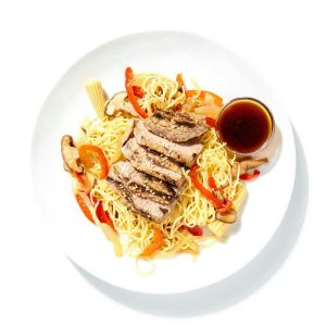 Grilled Flank Steak Chow Mein - 4 Pack